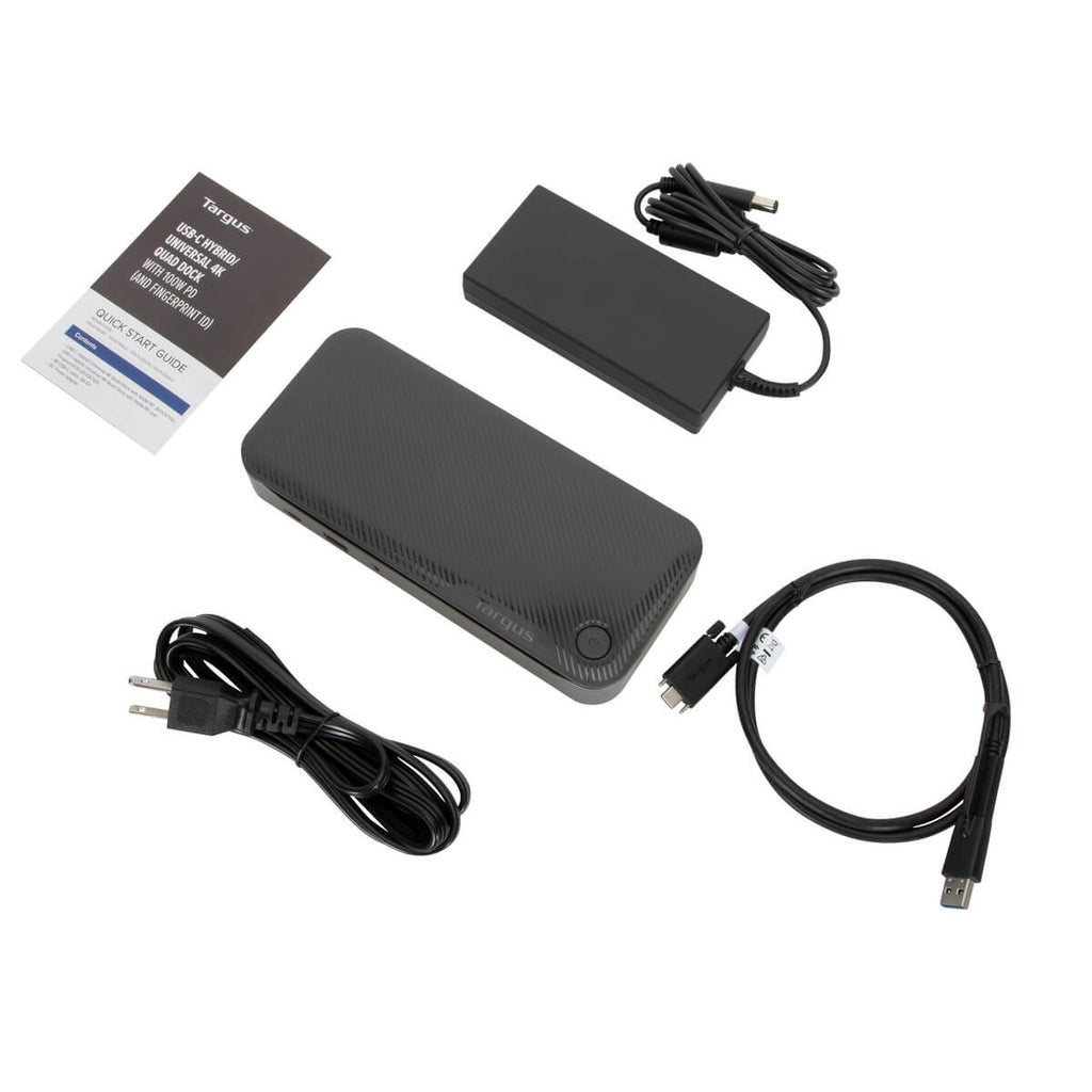TARGUS USB-C Hybrid/Universal 4K Quad Docking Station, 100W PD