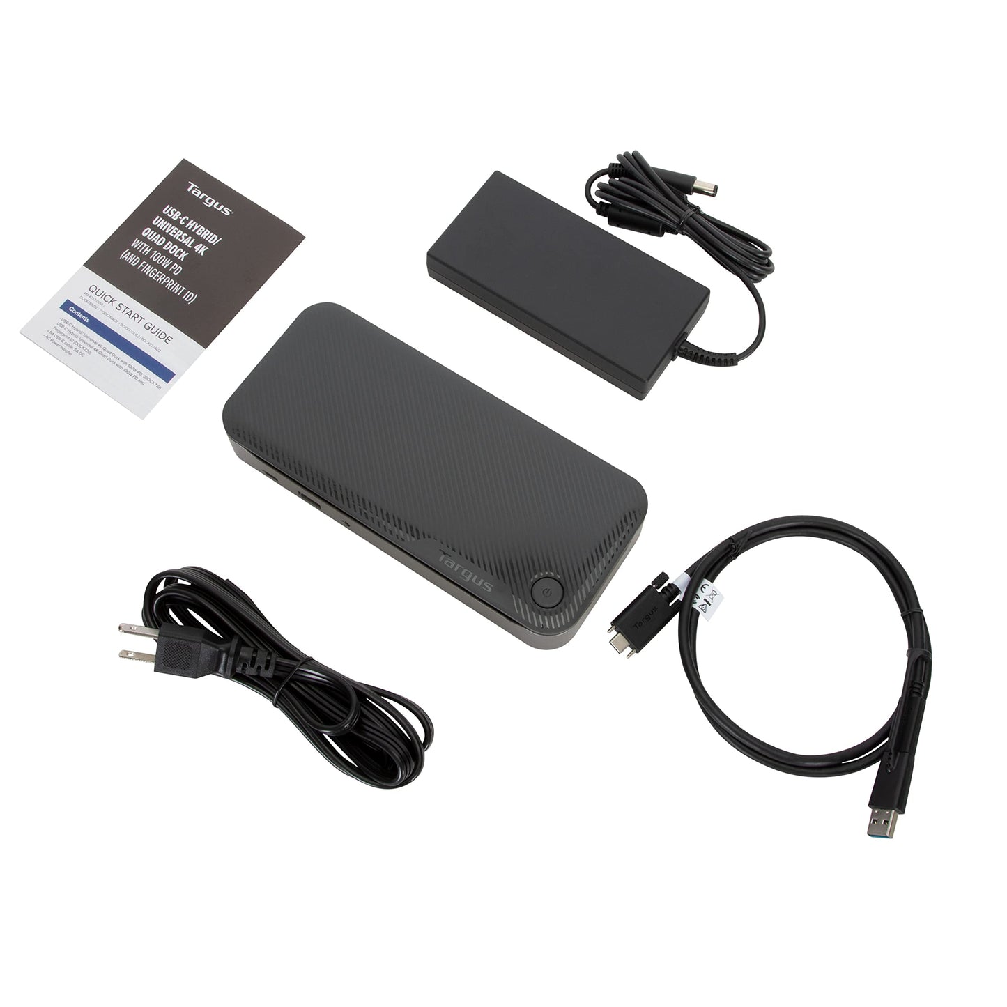 TARGUS USB-C Hybrid/Universal 4K Quad Docking Station, 100W PD