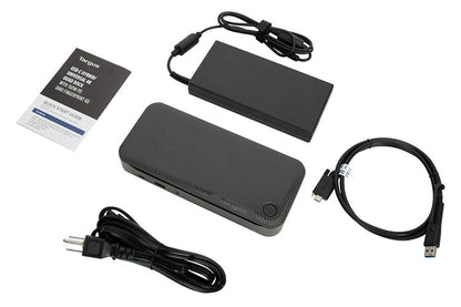 Station d'accueil hybride 4K Targus USB-C avec alimentation 100 W et lecteur d'empreintes digitales