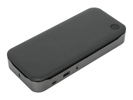 The TARGUS USB-C Hybrid/Universal 4K Quad Docking Station combines performance and security, offering powerful laptop docking with 100W Power Delivery and integrated Fingerprint ID. This versatile, TAA-compliant solution supports up to four 4K displays, ensuring a seamless and secure workstation experience for modern enterprises.