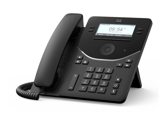Téléphone de bureau Cisco 9841, TAA, noir carbone