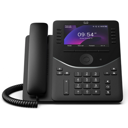 Cisco Desk Phone 9861, No-Radio, Carbon Black