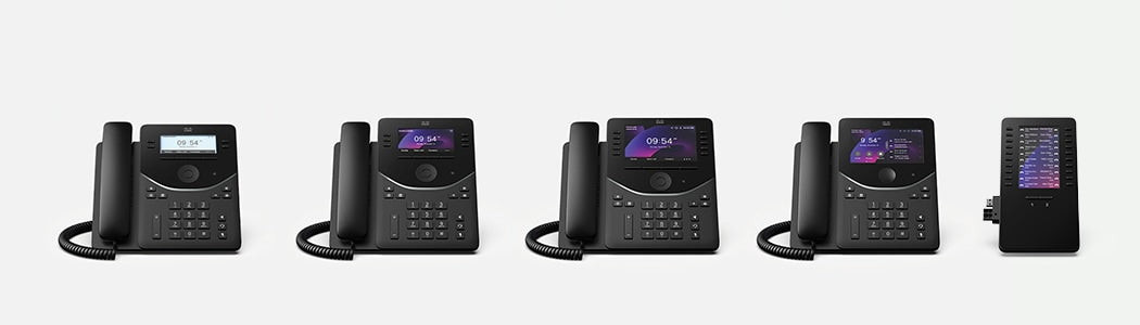 Téléphone de bureau Cisco 9871 sans radio TAA, noir carbone