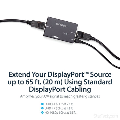 Amplificateur de signal StarTech DisplayPort - 4K 60 Hz, DPBOOST