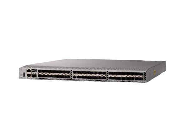 The Cisco MDS 9148T is a highly scalable and feature-rich 32Gb Fibre Channel switch with 48 active ports, designed for enterprise and data center environments. It features advanced management, high-density port configuration, and comprehensive security and redundancy features. With support for high-throughput Fibre Channel protocols and flexible management tools, this switch meets modern storage networking demands with performance and efficiency.