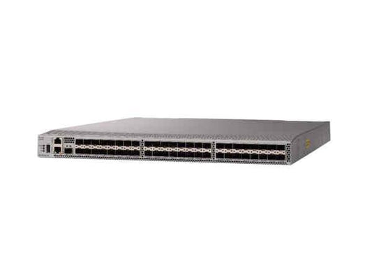 The CISCO MDS 9148T is a Fibre Channel switch designed for high-performance storage networking environments. Featuring 48 active ports and 32G speed capability, this model delivers robust throughput and enterprise-grade reliability, making it ideal for data center deployments. It supports TAA compliance and is suited for organizations requiring regulated sourcing.