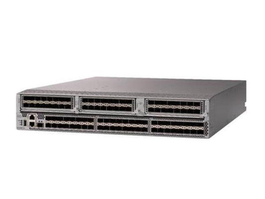 The Cisco MDS 9396T is a high-performance, 96-port Fibre Channel switch equipped with 48 active 32Gb ports and designed for scalable, enterprise-level SAN deployments. With advanced network management protocols, robust security features, and 80 PLUS Platinum efficiency, it’s built to support mission-critical infrastructure. Ideal for data centers requiring high throughput, resilience, and powerful remote management capabilities.