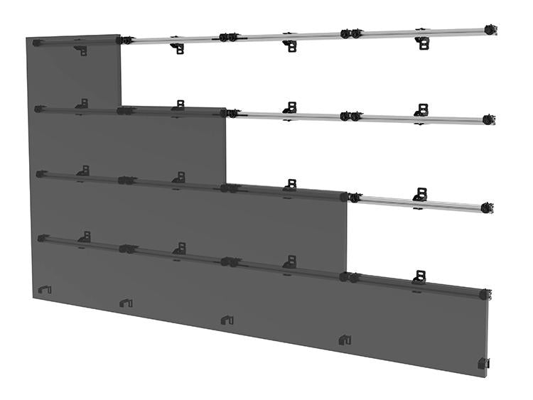 PEERLESS DS-LEDUNV610-4X4 Fixed Wall Mount for Sony BHCH 4x4 Configuration
