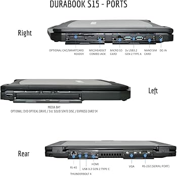 Durabook 2nd SSD 512GB for S15AB-G2 Media Bay