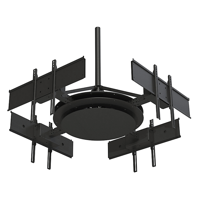 Support de plafond multi-écrans Peerless DST975-4, capacité de 125 lb