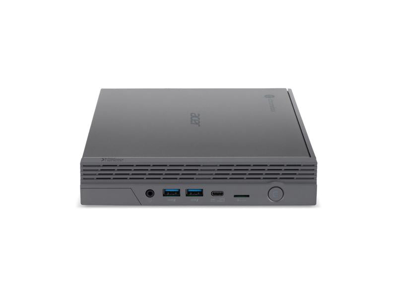 ACER Chromebox CXI5-I38G delivers professional-grade performance in a compact form factor. Powered by a 12-core Intel Core i7-1270P vPro processor, 16GB DDR4 RAM, and a 256GB PCIe SSD, it offers efficient multitasking and fast data access. Includes Chrome OS with enterprise features such as 0-touch enrollment, Kensington lock slot, and compatibility with Acer docking monitors (sold separately).