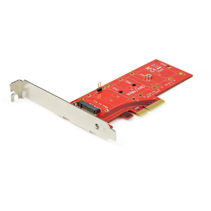 StarTech Dual M.2 PCIe SSD Adapter, NVMe/AHCI Support