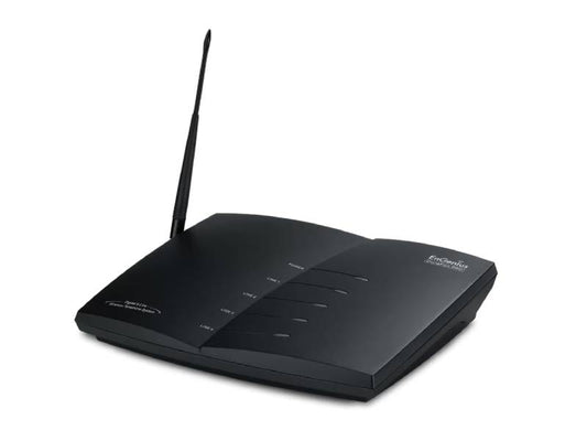 The Engenius DuraFon PRO base unit expands your existing system with support for four additional lines or ports. It includes documentation and power adapters but does not include any handsets. Designed with professional telephony features like intercom, speakerphone, and music on hold, this base unit is TAA compliant and ideal for scalable business communication environments.