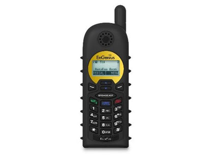 The ENGENIUS DuraFon ROAM-WK Walkie is an industrial-grade, digital two-way radio handset engineered for durability in rugged environments. Designed specifically for voice-only communication, this cordless handset features robust construction and is ideal for facilities needing mobile, reliable team communication on-site. TAA compliance broadens suitability within government or enterprise sectors requiring regulatory adherence.