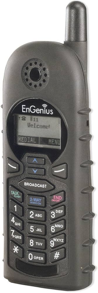 Combiné radio bidirectionnel ENGENIUS DURAWALKIE avec clavier