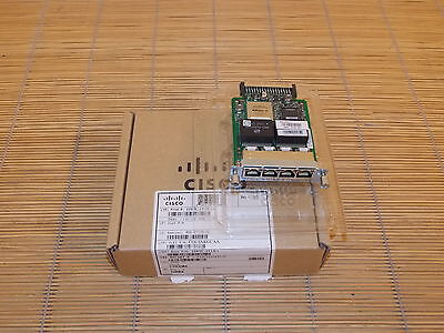 Carte d'interface réseau Cisco Clear Channel T1/E1 à 4 ports (HWIC-4T1/E1)