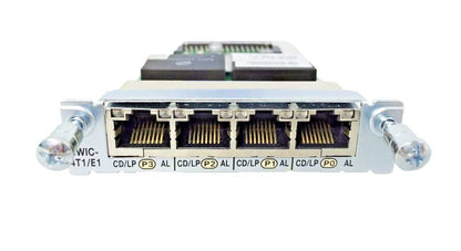 Carte d'interface réseau Cisco Clear Channel T1/E1 à 4 ports (HWIC-4T1/E1)