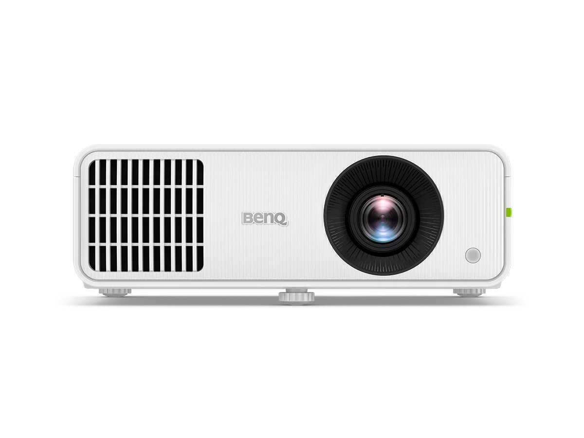 The BENQ EH700 is a high-performance laser projector featuring 4000 ANSI lumens brightness, Full HD 1080p resolution, and a dynamic contrast ratio of 3,000,000:1. Designed for rich multimedia experiences, it includes LAN connectivity, integrated speakers, and a built-in Android 9 OS to support USB plug-n-play and app downloads. With its flexible throw ratio and compact design, the EH700 is ideal for meetings, classrooms, and media presentations.