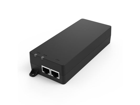 The EnGenius EPA5090GBT is a robust single-port Power-over-Ethernet (PoE++) adapter that delivers up to 90W of power and 1Gb data transfer through existing Ethernet infrastructure. Designed for compatibility with IEEE 802.3af/at/bt standards, it supports networking devices up to 328 feet (100m) away, providing enhanced installation flexibility while minimizing wiring costs.