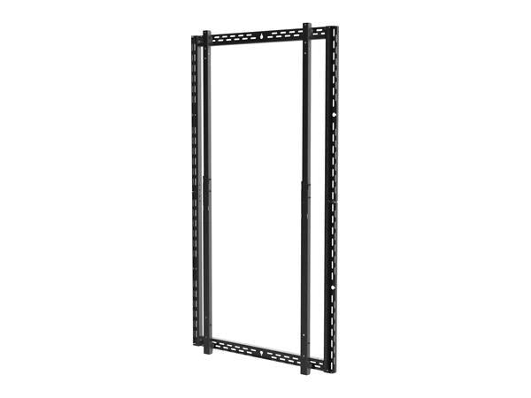 The Peerless ESF675 is a heavy-duty outdoor wall mount solution designed specifically for 75" flat panel displays like the XHB754. Ideal for either landscape or portrait orientation, this rugged mount ensures reliable installation in outdoor environments, supporting up to 200 lbs. Constructed with corrosion-resistant materials and enhanced with powder coating, it offers both durability and clean cable management for commercial-grade display setups.