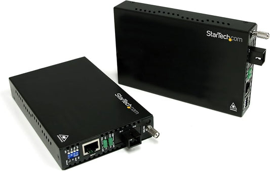 Kit de convertisseur de média fibre StarTech 10/100 WDM SC, 20 km SMF