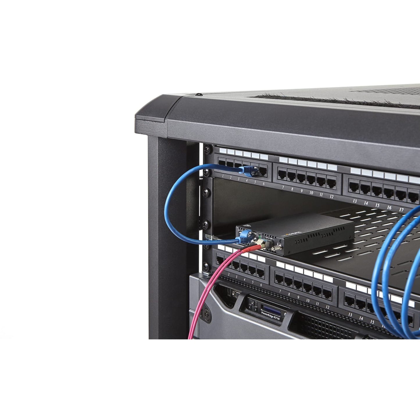 StarTech ET91000SM10 Convertisseur de média fibre GbE SM LC 10 km