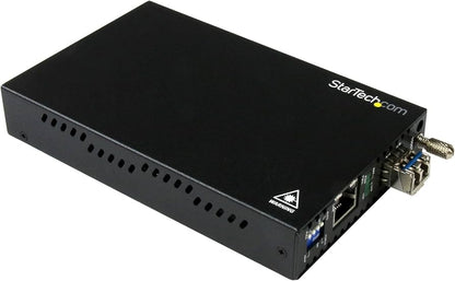 StarTech ET91000SM10 Convertisseur de média fibre GbE SM LC 10 km