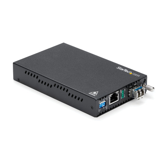 StarTech ET91000SM20 Convertisseur de média fibre GbE SM LC 20 km