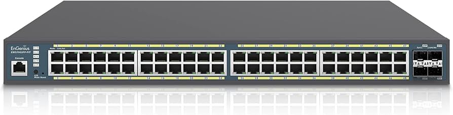 Commutateur Gigabit PoE+ L2+ EnGenius EWS7952FP-FIT 48 ports, 740 W, 4 SFP, géré