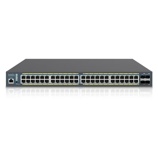 Commutateur Gigabit PoE+ L2+ EnGenius EWS7952FP-FIT 48 ports, 740 W, 4 SFP, géré