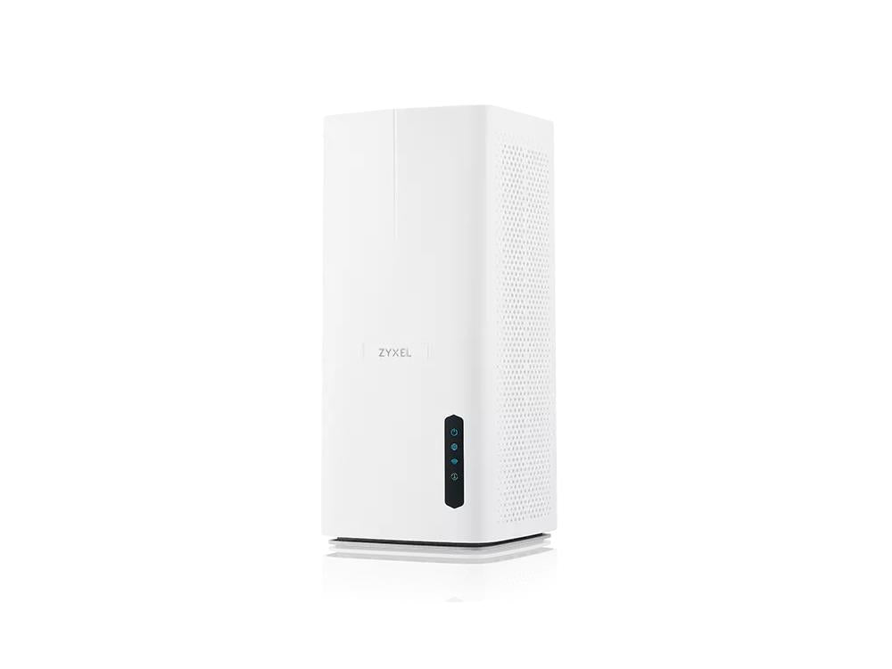 The ZYXEL EX7710-B0 is a high-speed, tri-band wireless router featuring WiFi 6E technology, ideal for bandwidth-intensive applications in modern network environments. Designed for the US market and compliant with RoHS standards, it offers up to 10 Gbps data transfer rates and 7 Ethernet ports for versatile connectivity.