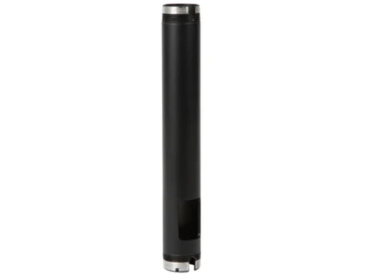 The Peerless EXT102 is a 2-foot black extension column designed to deliver robust support and seamless cable management for AV installations. Crafted from lightweight aluminum and supporting up to 500 lbs, it's ideal for mounting with Peerless AV projector and display systems. Its threaded ends and built-in safety notches ensure both ease of installation and security.