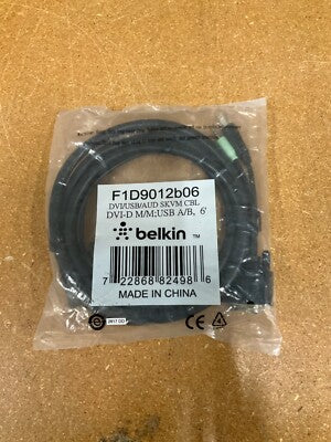 Belkin DisplayPort to DVI SKVM Cable Kit, 10ft