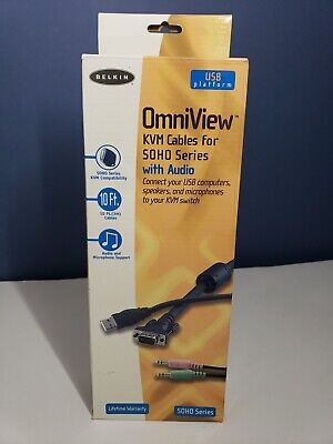 Belkin DisplayPort to DVI SKVM Cable Kit, 10ft