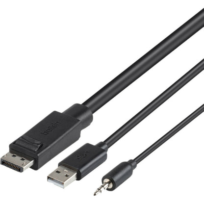 Belkin 6ft TAA Compliant DisplayPort + USB + Audio KVM Cable
