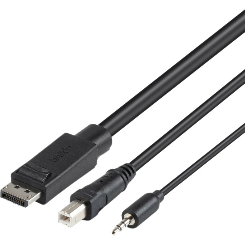 Belkin 6ft TAA Compliant DisplayPort + USB + Audio KVM Cable