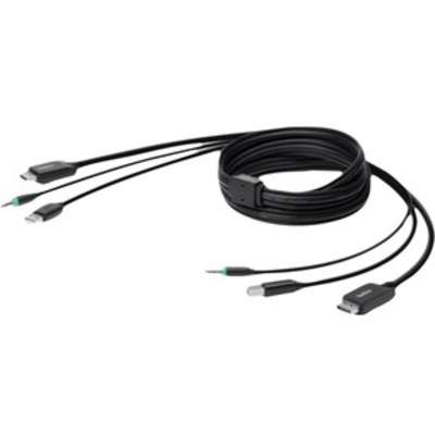 Belkin TAA-Compliant SKVM Cable, DP/USB/Audio, 10ft (F1D9019B10T)