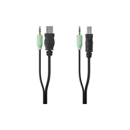 Belkin TAA USB/AUD SKVM Cable, 6 ft (F1D9022B06T)