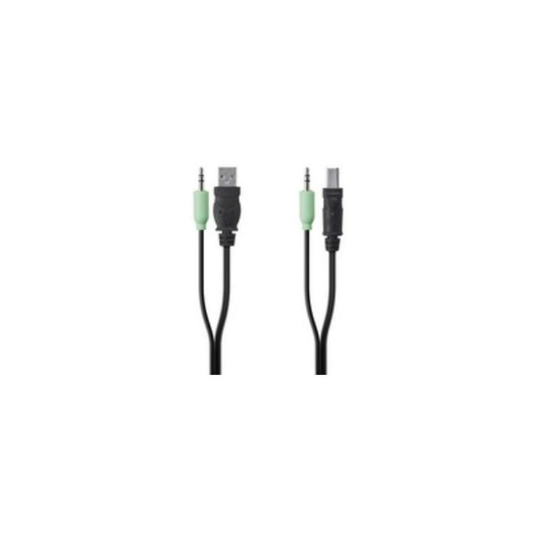 Belkin TAA USB/AUD SKVM Cable, 6 ft (F1D9022B06T)