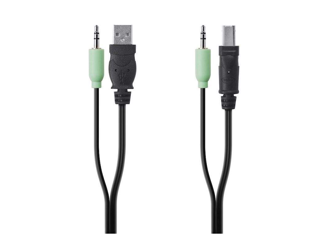 Belkin TAA USB/AUD SKVM Cable, 6 ft (F1D9022B06T)