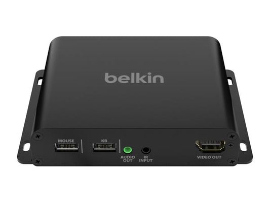 The BELKIN F1DN-KVM-EXRC6X KVM CAT6 Receiver Extender delivers 4K60 video performance over reliable CAT6 cabling. Designed for high-resolution signal transmission, it’s ideal for secure workspace environments and IT infrastructures with extended display needs. Its TAA compliance ensures suitability for government and enterprise deployments.