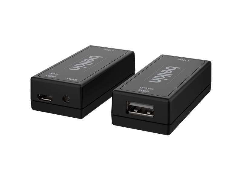 The BELKIN F1DN-USB-XTRC USB Copper Extender Set is designed to provide reliable USB signal extension capabilities in professional AV setups. Compliant with TAA standards and manufactured in the United States, it meets stringent security and quality requirements. Ideal for enterprises and government environments where dependable signal routing is essential.