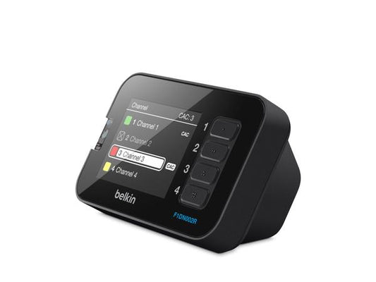 Advanced Secure LCD Desktop Controller for KVM - F1DN002R - Bulk deployment support with multi-language support for network names in U.S. English, GB English, German, French, and Spanish. Designed for secure environments, this accessory ensures compliant and efficient desktop KVM control.