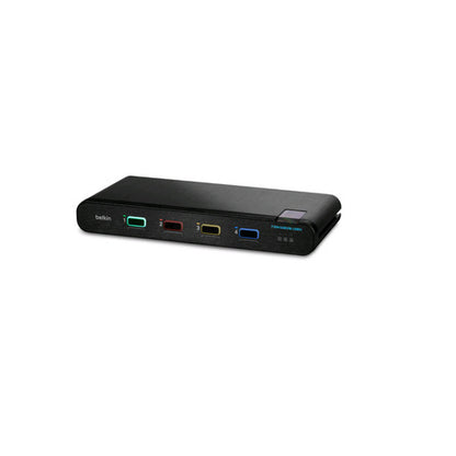 Belkin 2-Port DP/HDMI Secure Desktop KVM, PP4.0, No CAC