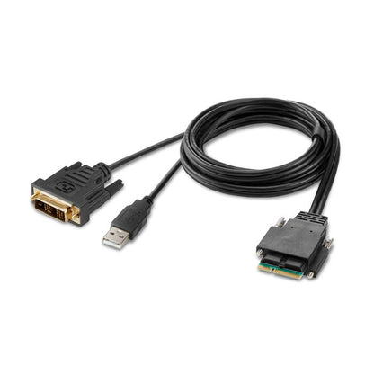 Belkin 2-Port Modular Secure DVI KVM Switch, 4K@30Hz, Remote, TAA