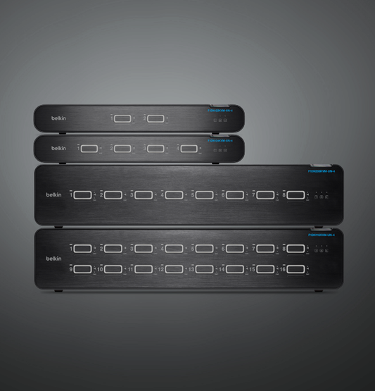 Belkin 8-Port DP/HDMI Secure Desktop KVM Switch F1DN108KVM-UN-4