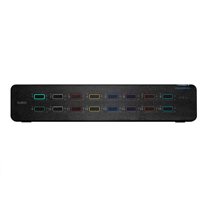 Commutateur KVM sécurisé Belkin 16 ports DP/HDMI PP4.0 F1DN116KVM-UN-4