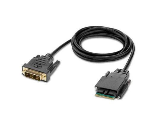 The Belkin Modular SH Console Cable provides a reliable and high-quality connection for KVM switch and console deployments, featuring dual DVI connectors and TAA compliance. Designed for compatibility and performance, this 3-foot cable enables secure AV signal transmission in professional IT environments.