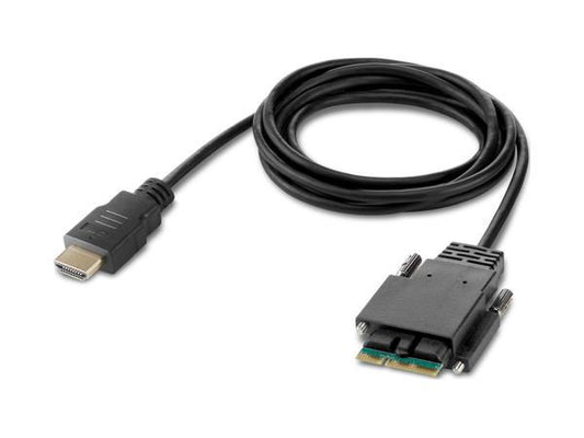 The Belkin Modular HDMI Single Head Console Cable offers secure, high-quality connectivity in a compact 3-foot length. Designed for TAA compliance and made in the USA, it supports reliable AV performance in sensitive environments where compliance and performance matter. Ideal for professional AV setups and secure console installations.
