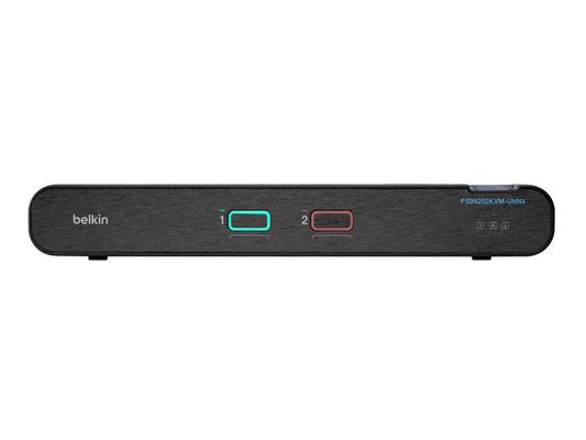 Belkin’s F1DN202KVM-UNN4 is a 2-port, dual-head Secure Desktop KVM Switch supporting both DisplayPort and HDMI interfaces. Engineered to meet NIAP Protection Profile 4.0 compliance, it's ideal for high-assurance environments. With support for 4K@60Hz resolution and TAA compliance, this device helps streamline secure workflows across systems.